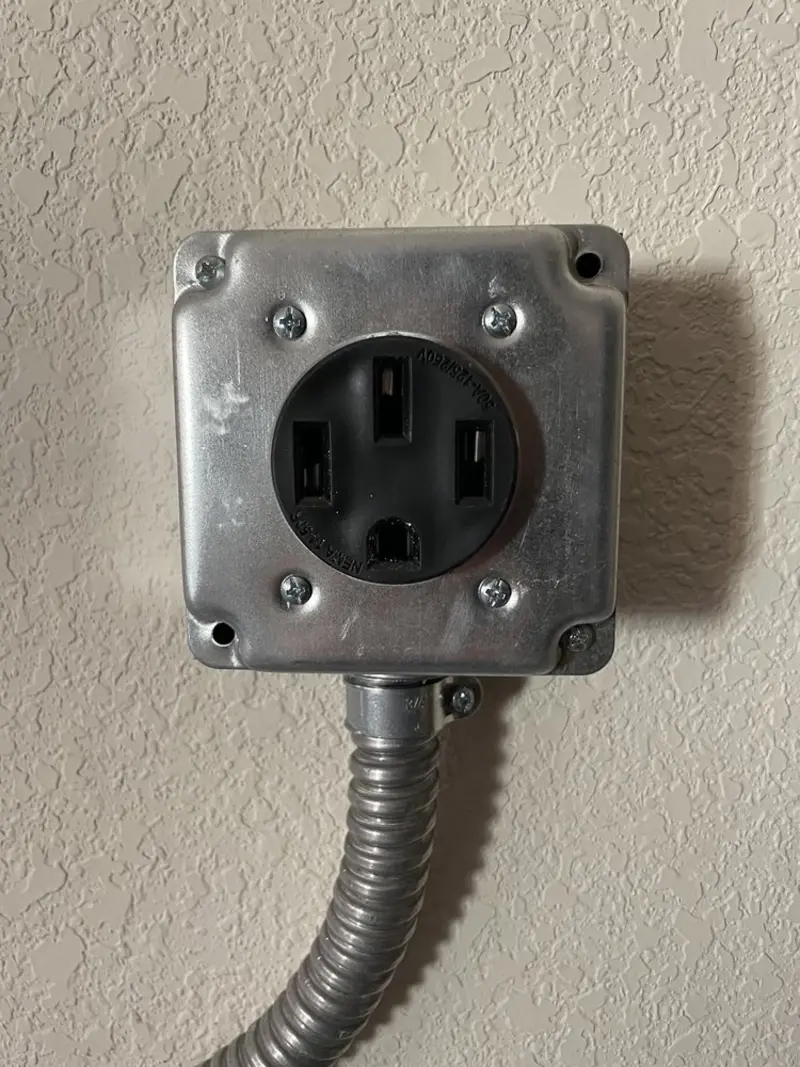 NEMA 14-50 outlet installed for Smart Home Electrical in Huntington Park